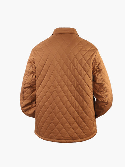 Veste matelassée décontractée pour homme style urbain avec poches et col classique