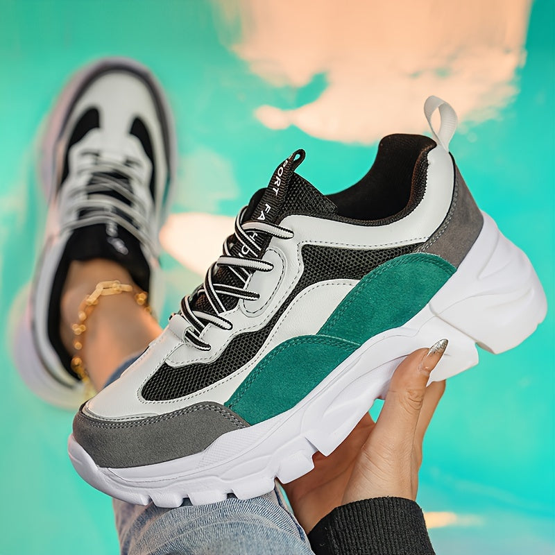 Sneakers da donna autunnali con suola spessa