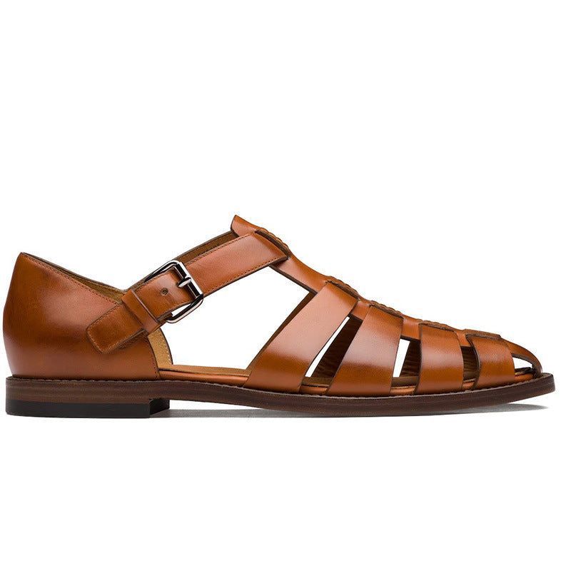 Sandales homme style pêcheur élégantes et confortables pour ville et loisirs