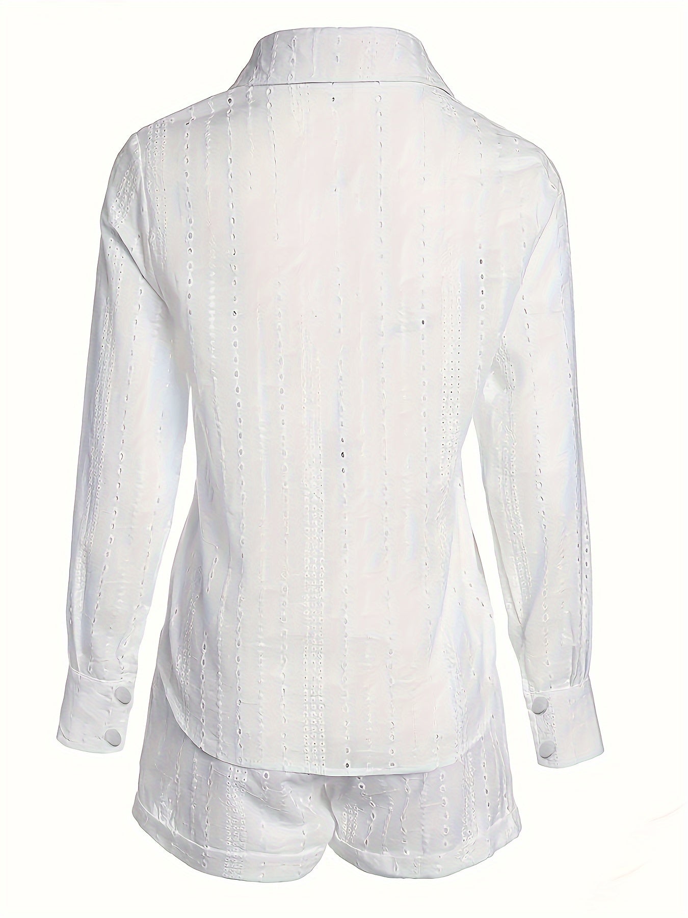 Ensemble chemise et short femme style vacances chic décontracté pour l'été