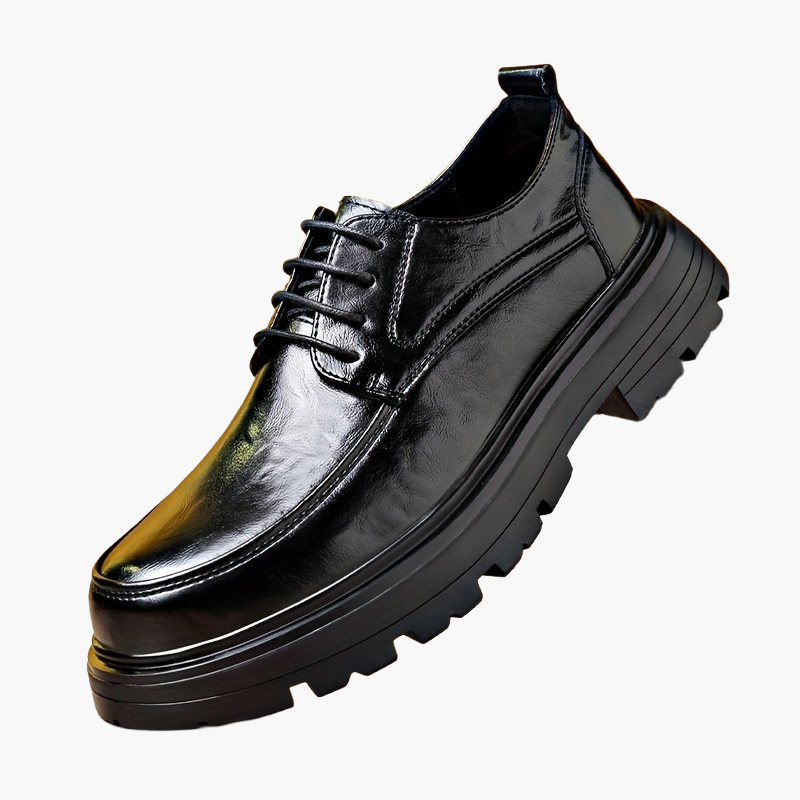 Chaussures habillées vintage pour homme à lacets style urbain - usage quotidien et casual