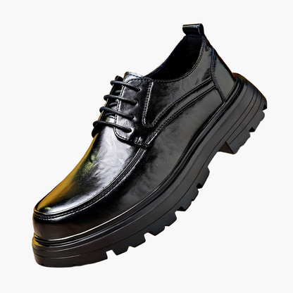 Chaussures habillées vintage pour homme à lacets style urbain - usage quotidien et casual