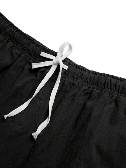 Herre badeshorts i afslappet stil med justerbar snor til strand eller pool