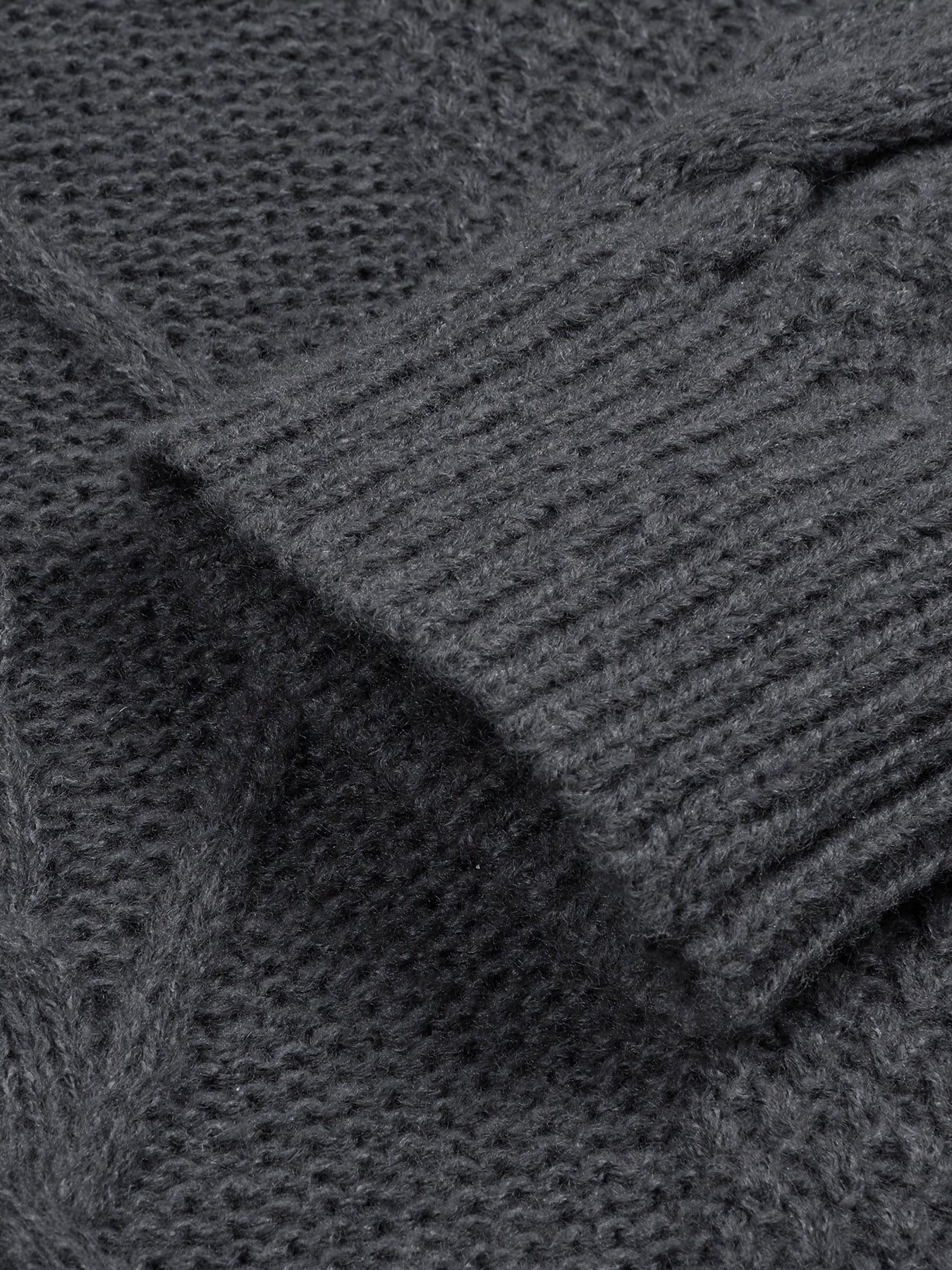 Pull à motif torsadé style décontracté pour homme - Idéal automne/hiver