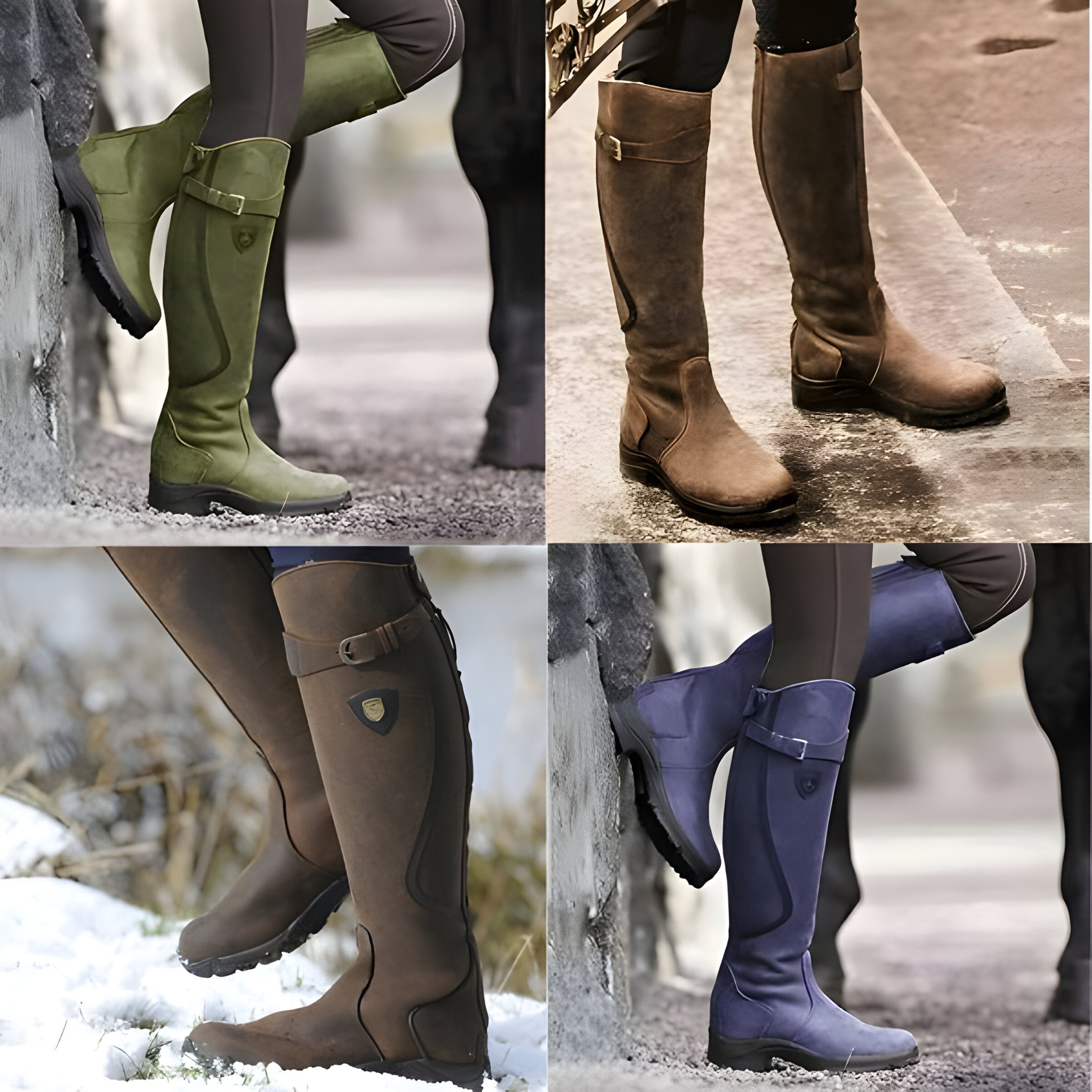 Megan™ - Bottes Hautes en Cuir