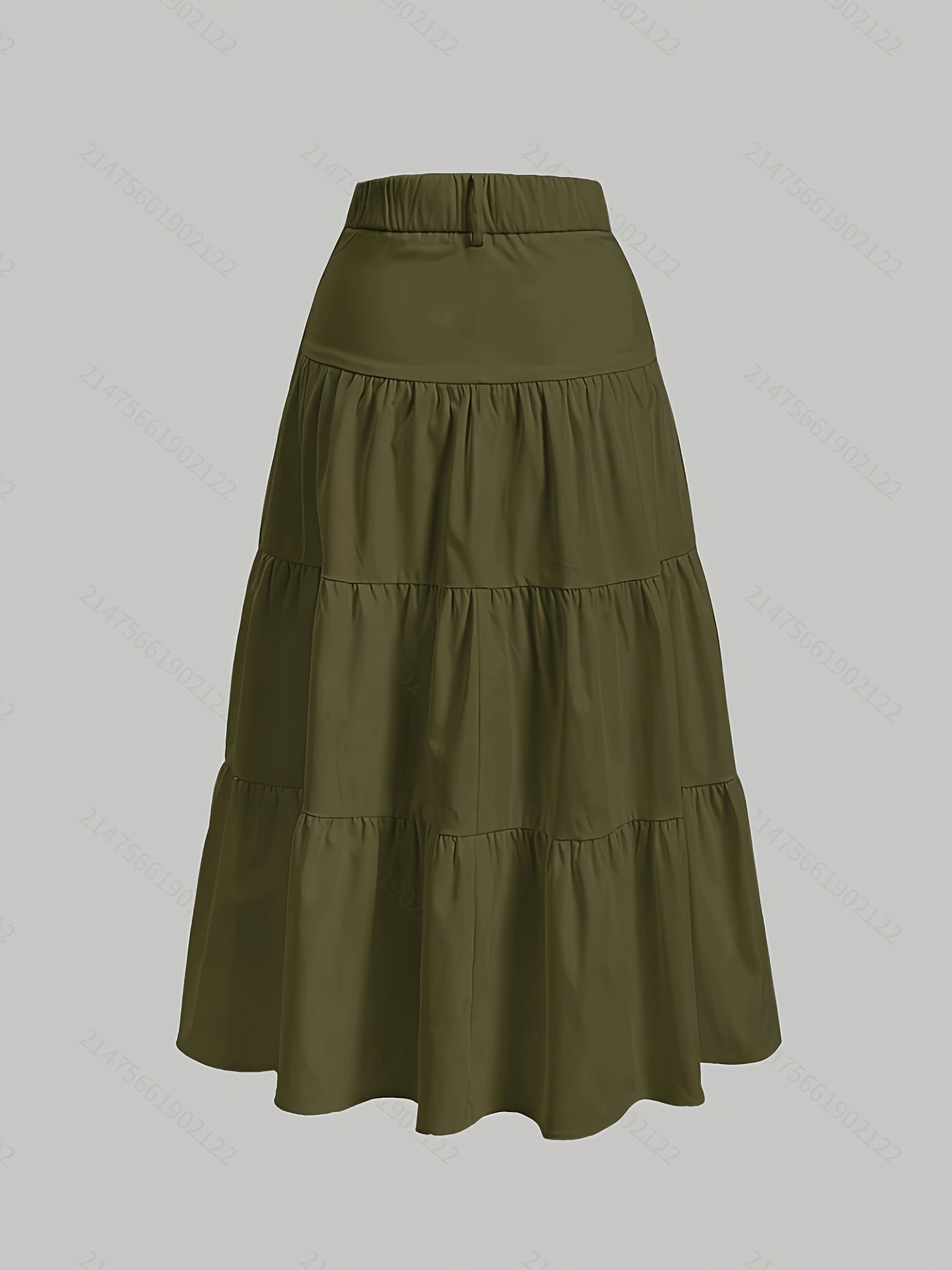 Jupe longue taille haute femme style bohème élégante pour printemps et été