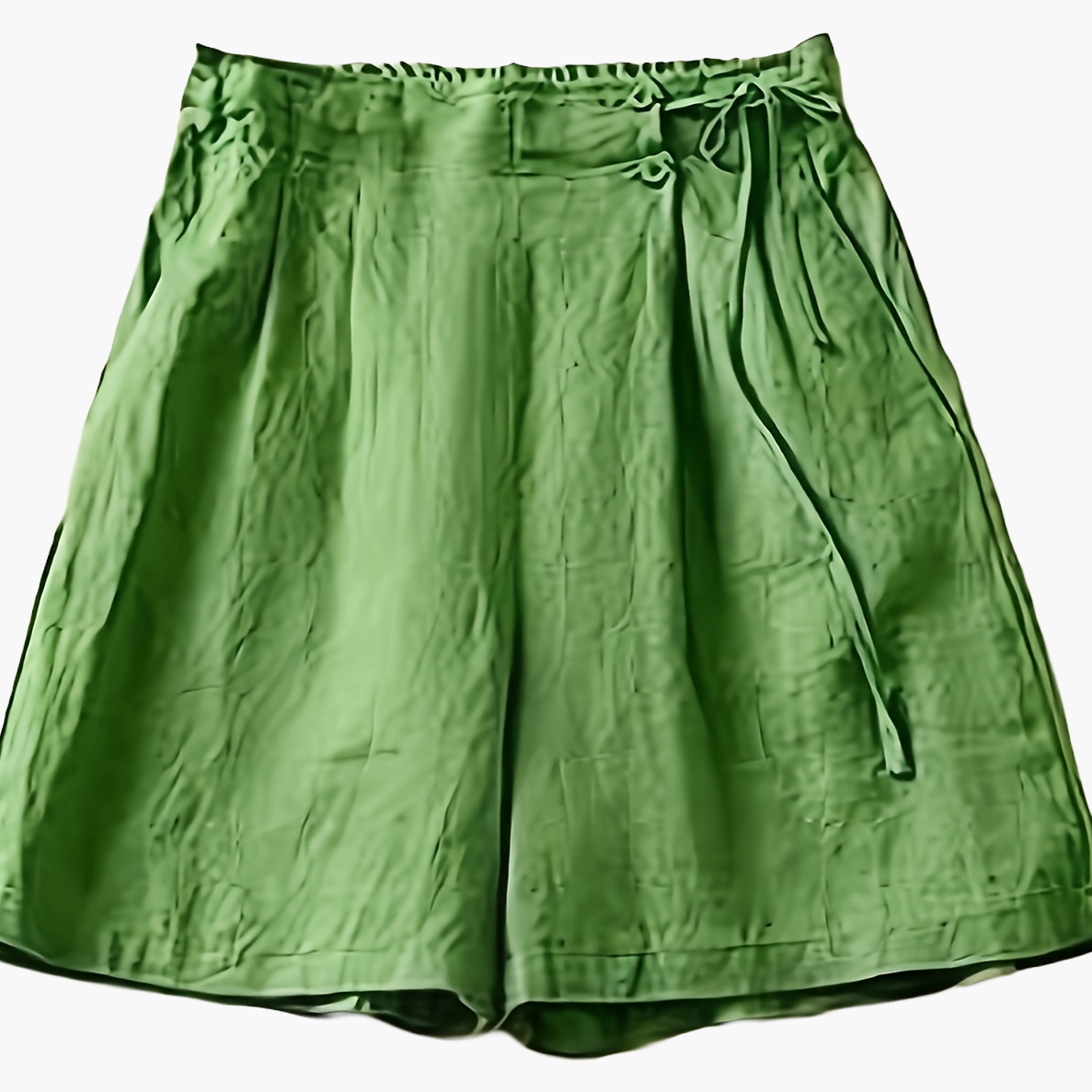 Shorts vita alta donna taglio ampio stile casual estivo