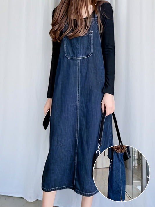 Abito salopette casual donna stile moderno per uso quotidiano