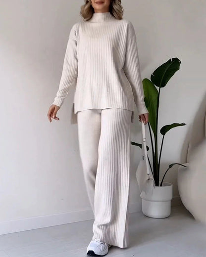 Ensemble deux pièces chic avec fente