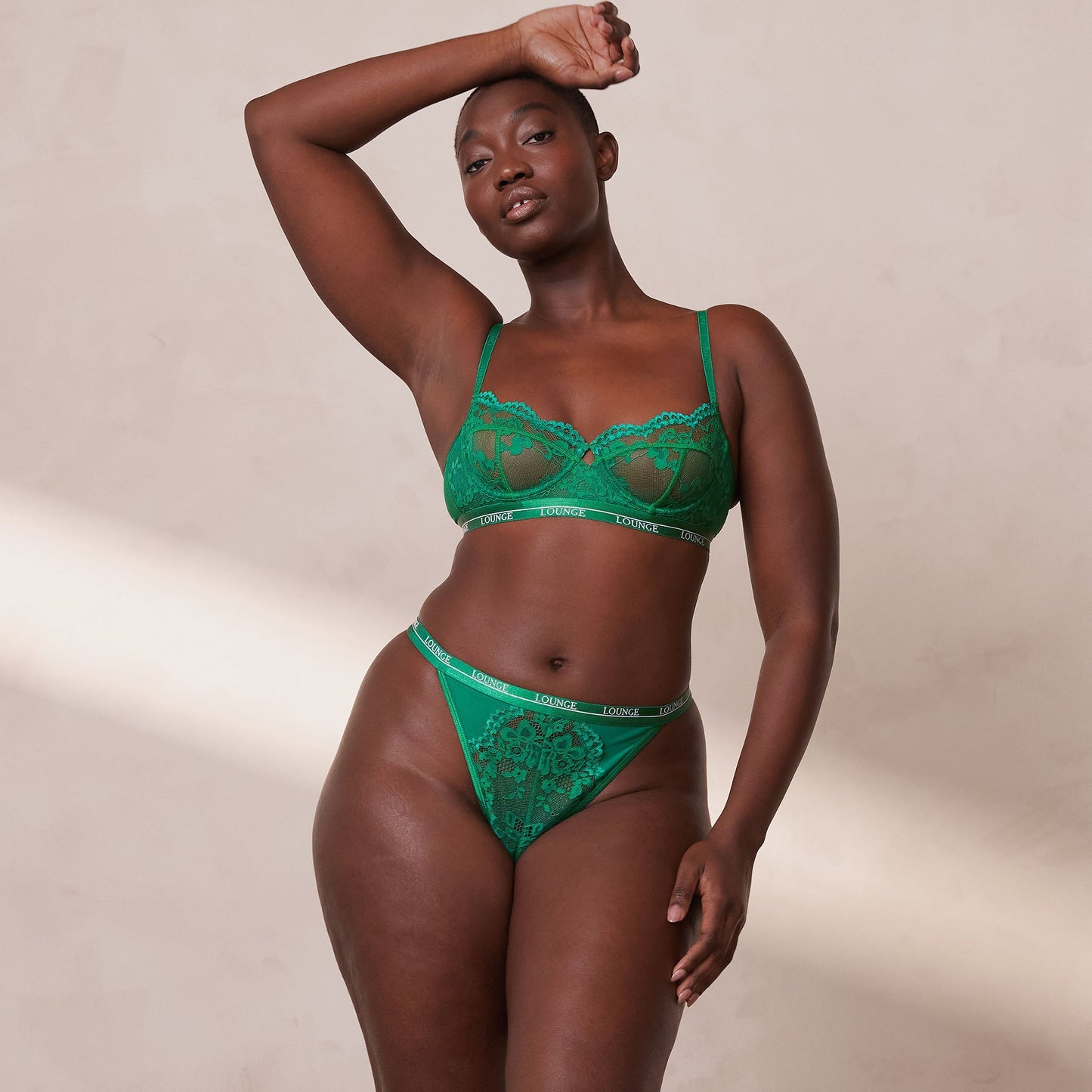 Ruth – Soutien-gorge Balconnet en Vert Émeraude