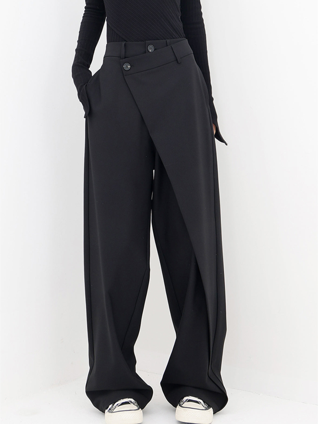 Margaret – Pantalon Baggy Asymétrique pour Femmes