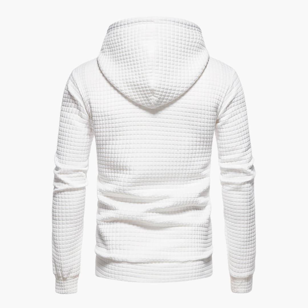 Hoodie à Capuche Homme Style Décontracté Motif Carreaux – Confort Moderne pour Tous les Jours