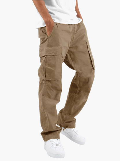 Pantalon cargo style urbain pour homme - coupe droite, pratique et tendance