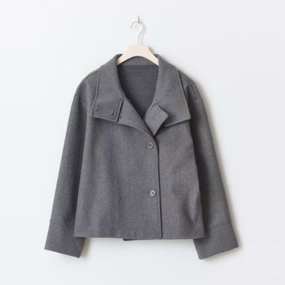 Manteau court à double boutonnage style élégant pour femme - Veste moderne mi-saison