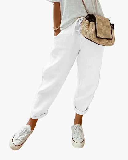 Pantaloni comodi stile jogger da donna – Aspetto cittadino e confortevole, ideale per l'estate