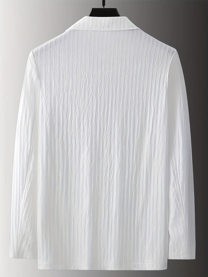 Elegante herencolbert met strepen in casual stijl voor lente/zomer