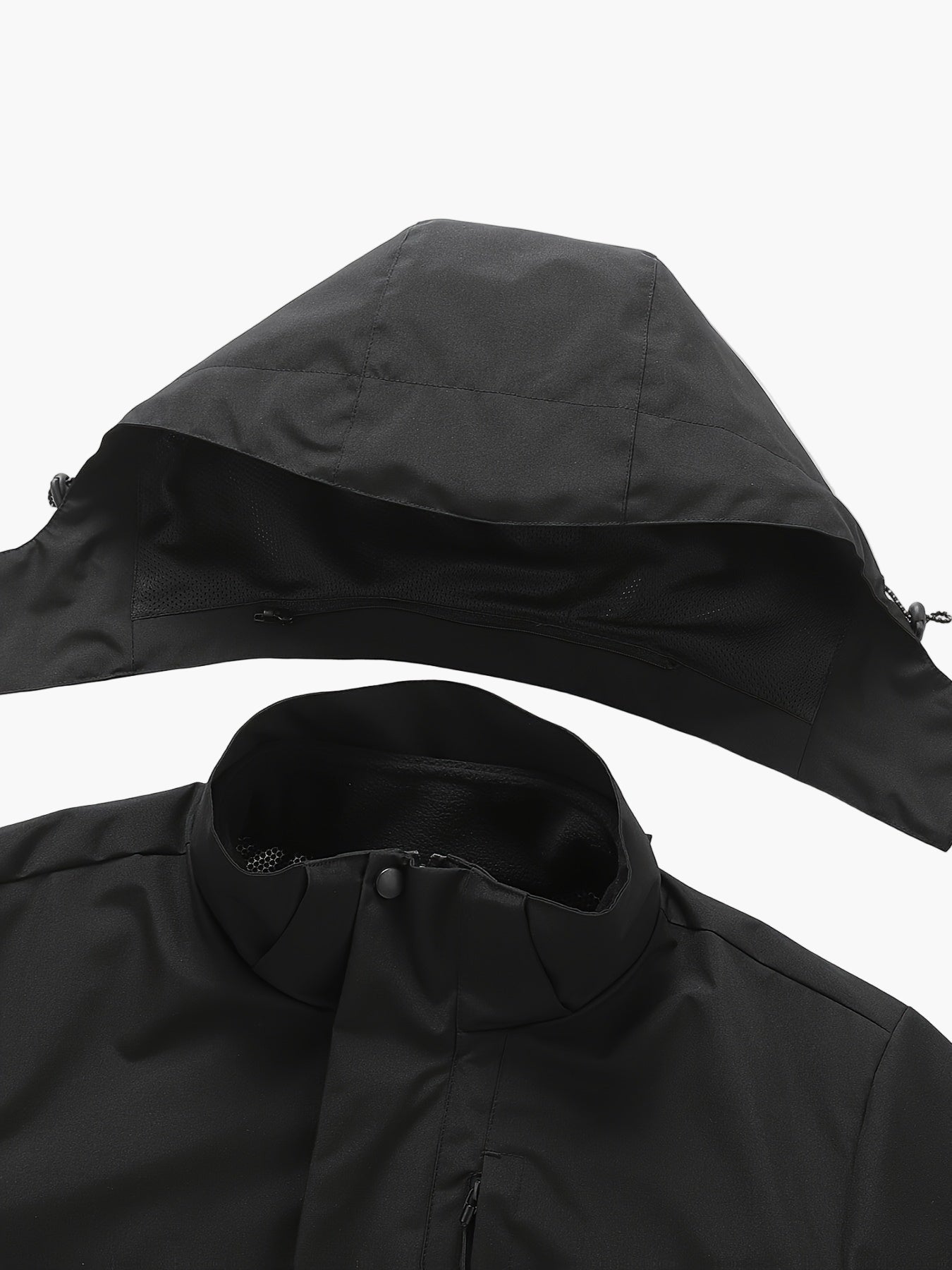 Veste Softshell Homme 3-en-1 à Capuche Style Urbain Décontracté
