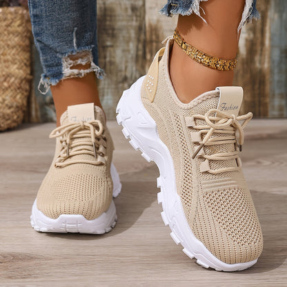 Baskets de sport femme ultra-légères style running pour loisirs et marche
