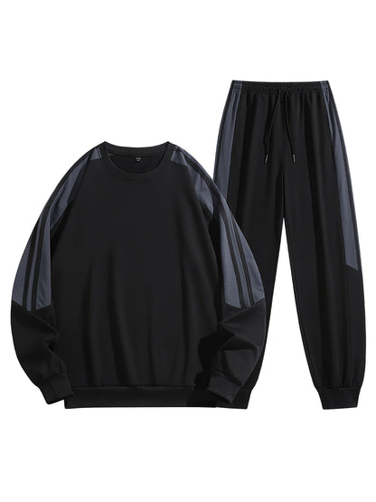Casual heren trainingspak, sportswear stijl, lange mouwen, ideaal voor herfst/winter