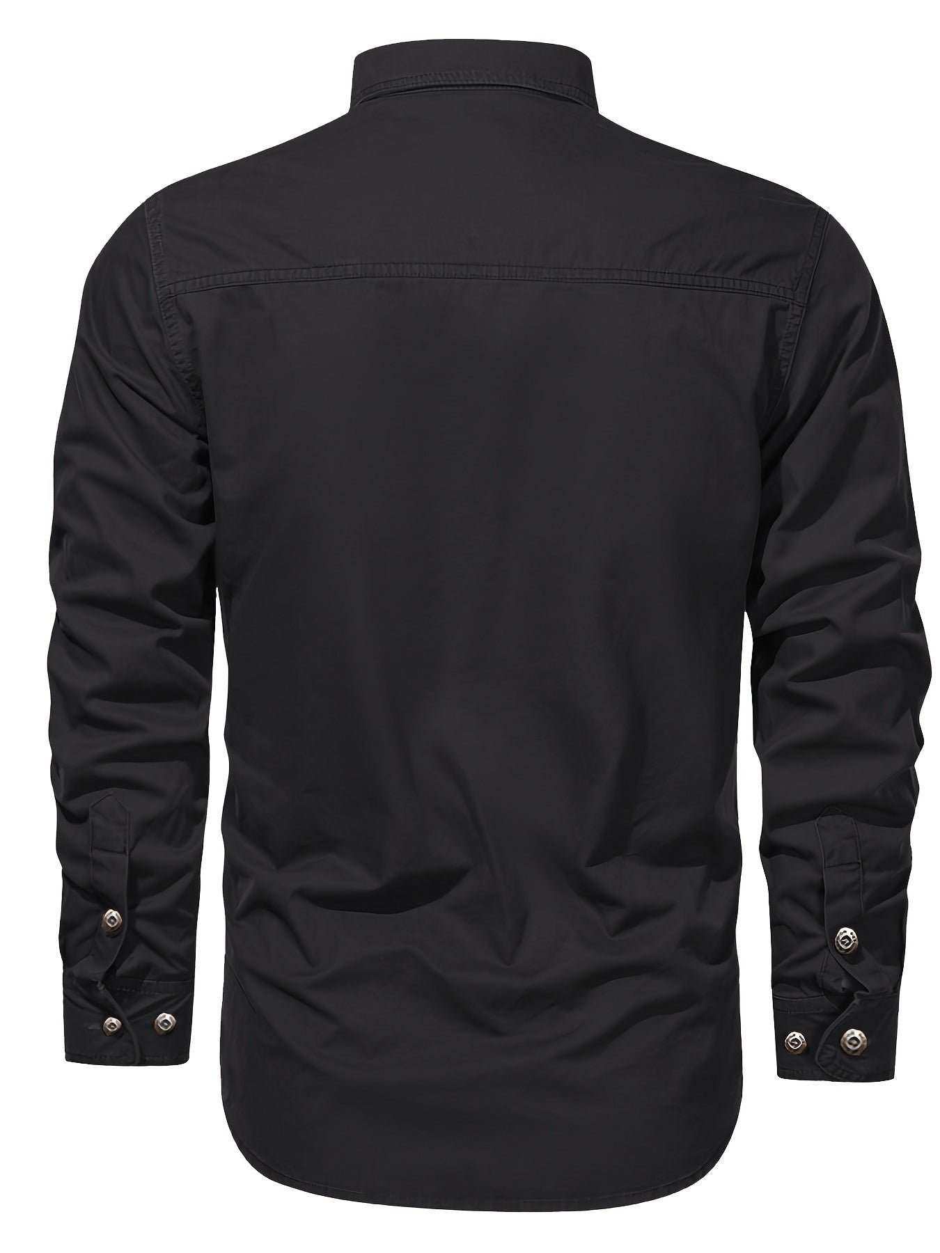 Men's casual long-sleeve shirt in outdoor style – Ideal for weekends and leisure activities