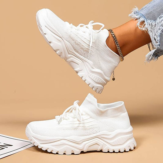 Baskets orthopédiques femme semelle chunky confort quotidien style moderne