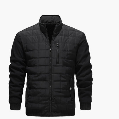 Blouson matelassé style décontracté pour homme - Idéal pour la mi-saison ou les sorties urbaines