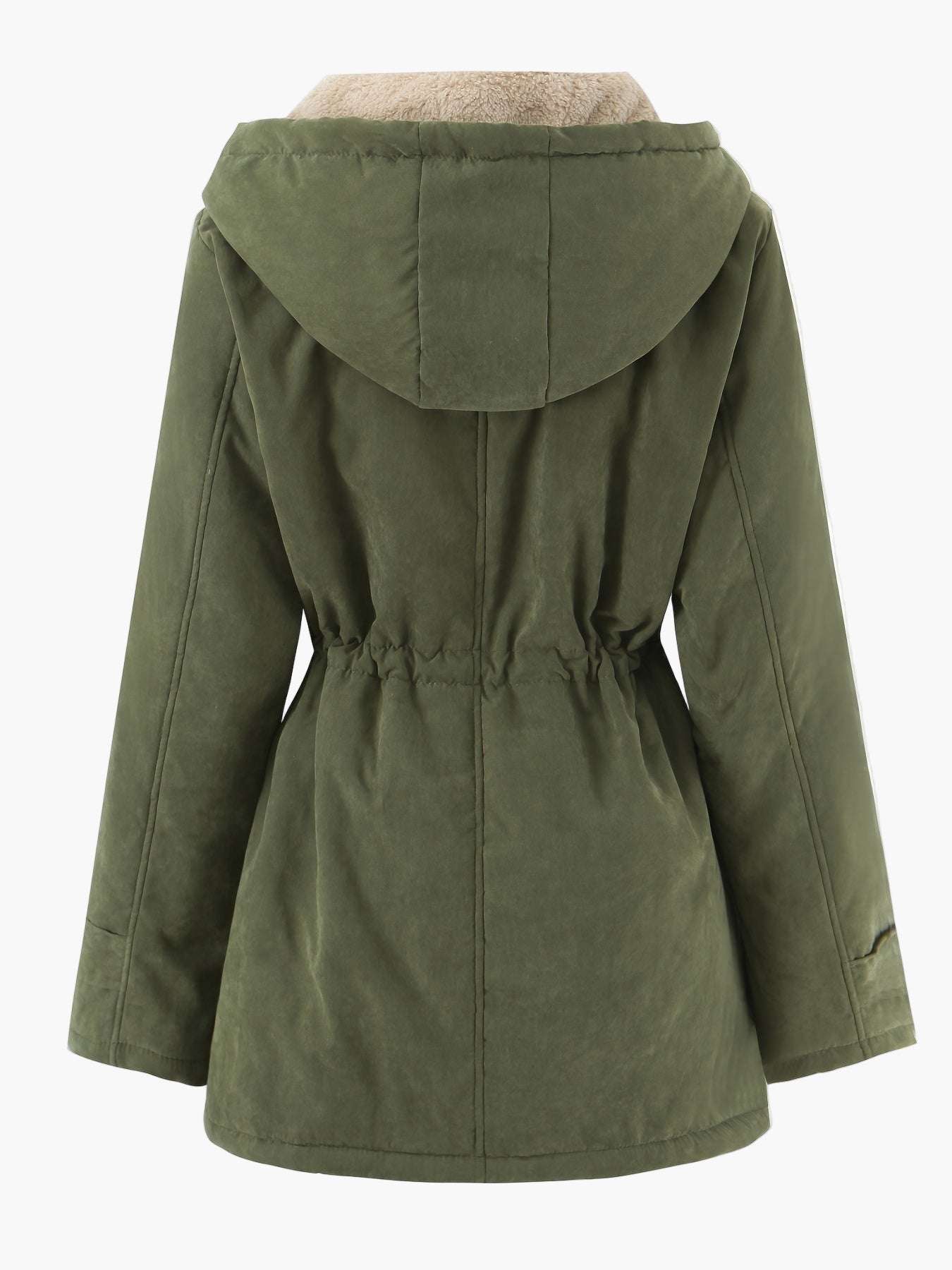 Parka femme à capuche style décontracté pour l'hiver