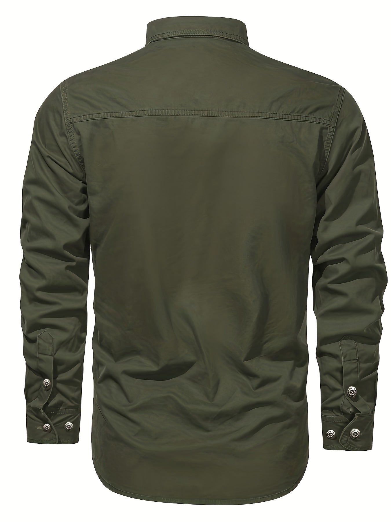 Men's casual long-sleeve shirt in outdoor style – Ideal for weekends and leisure activities