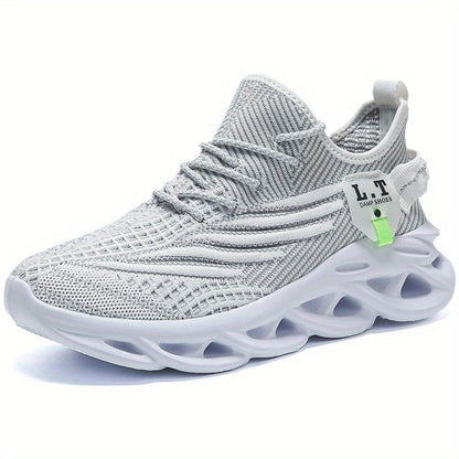 Baskets de sport homme style urbain semelle futuriste confort large