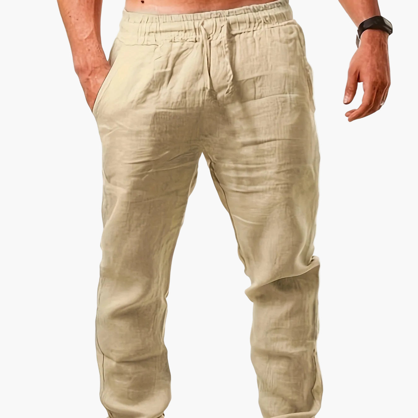 Heren casual joggingbroek met rechte pijpen voor de zomer