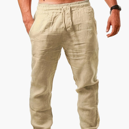 Heren casual joggingbroek met rechte pijpen voor de zomer