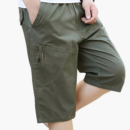 Short bermuda décontracté pour homme style outdoor avec poches zippées - idéal quotidien et loisirs