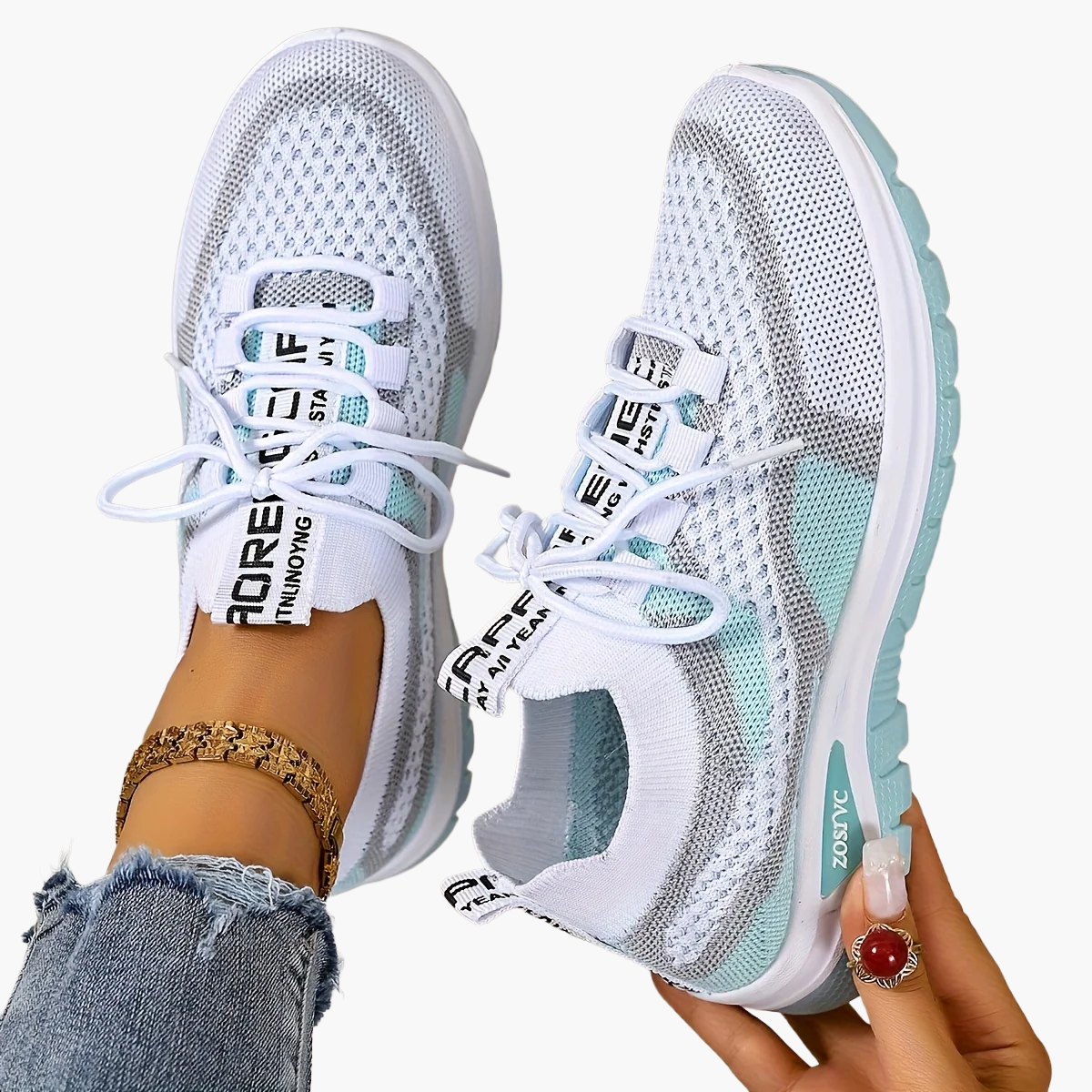 Zapatillas deportivas para mujer estilo casual para caminar y ocio