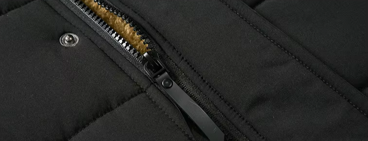 Parka d'hiver homme à capuche doublée polaire style urbain chaud et imperméable