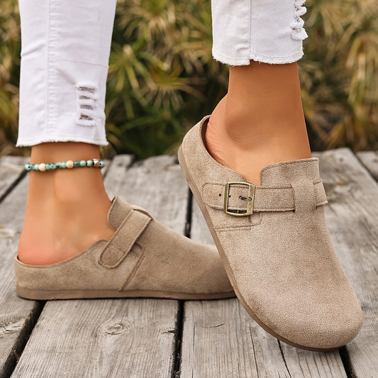Sabots Mules Décontractés Femme avec Boucle – Style Classique Polyvalent pour Usage Quotidien