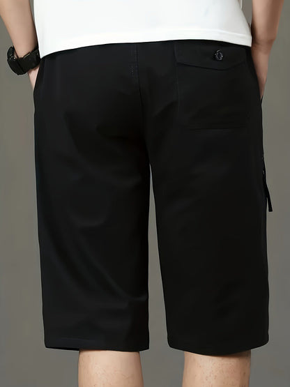 Short bermuda décontracté pour homme style outdoor avec poches zippées - idéal quotidien et loisirs