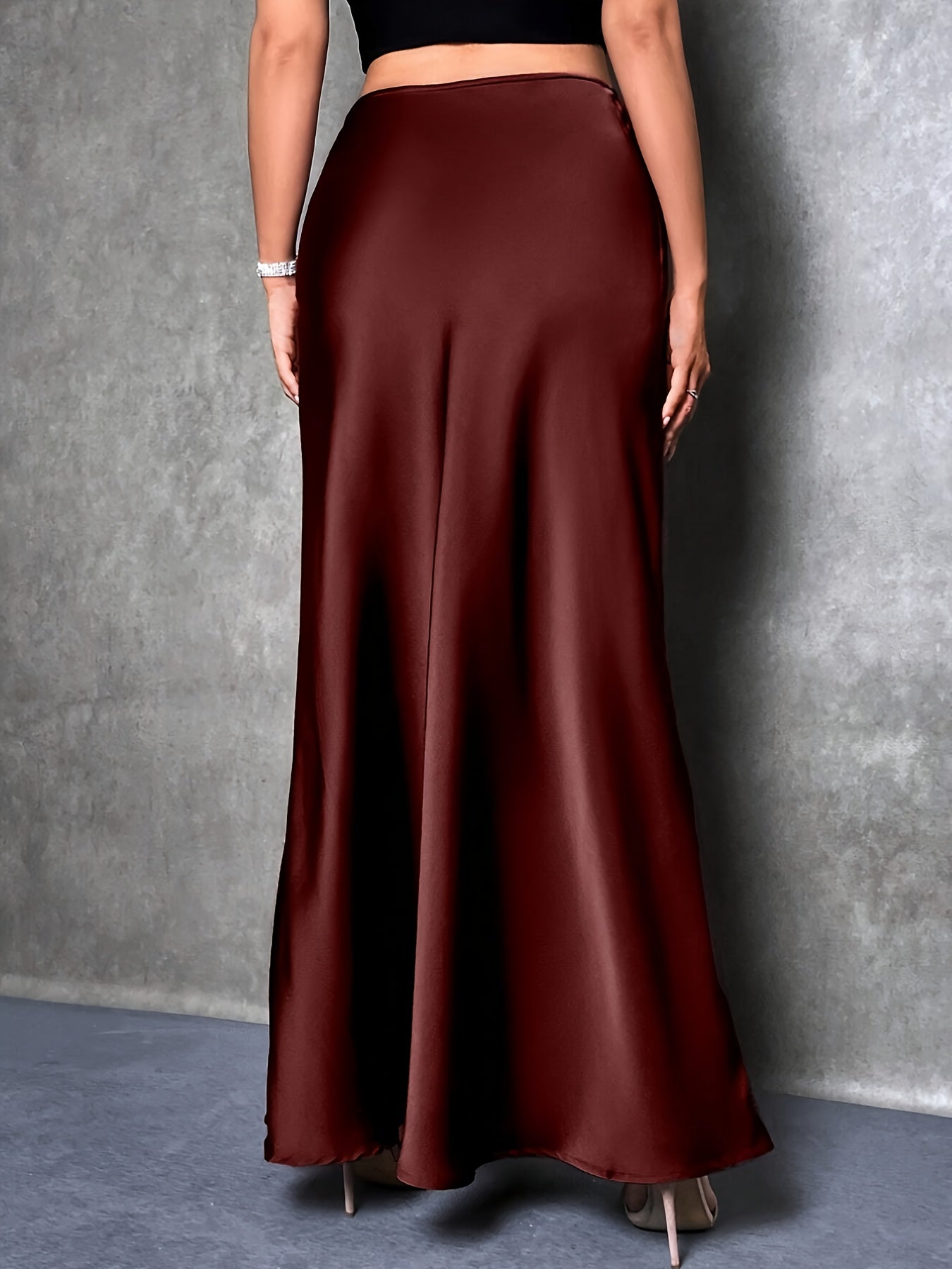 Jupe Longue Élégante Femme Style Soirée et Cocktail