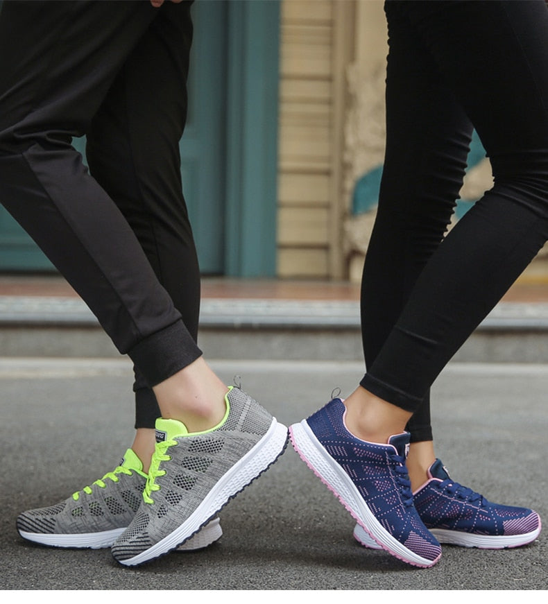 Baskets de sport femme légères et respirantes pour loisirs et fitness