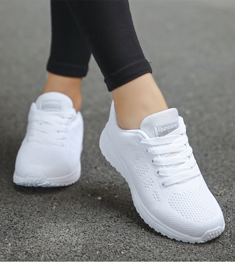 Baskets de sport femme légères et respirantes pour loisirs et fitness