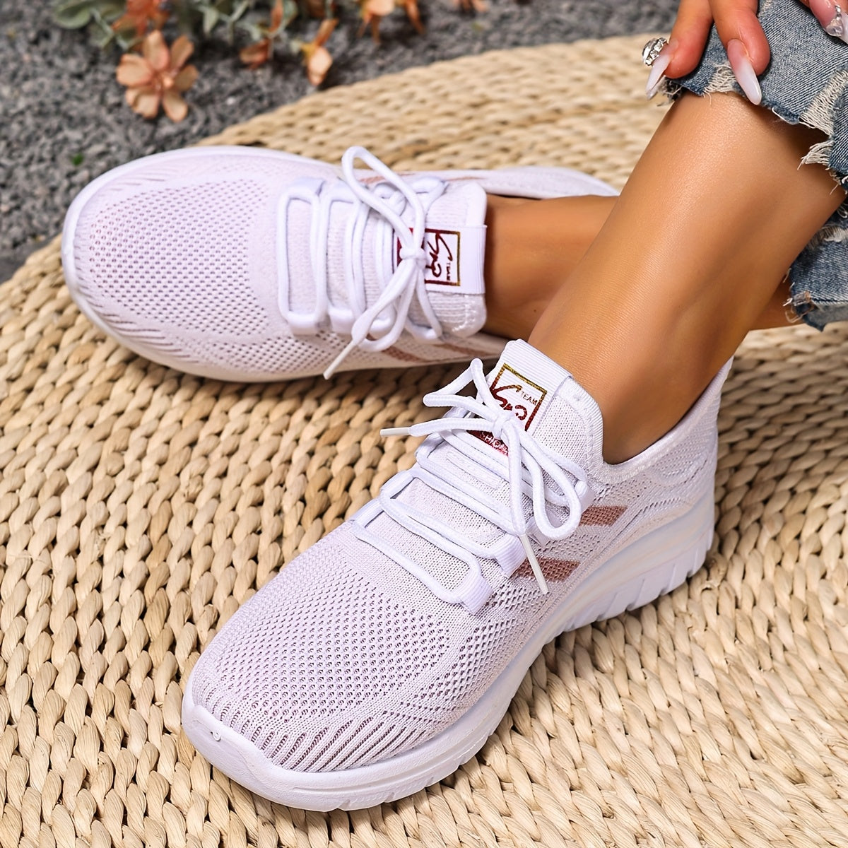Sneakers Donna Casual Stile Sportivo per Camminata e Uso Quotidiano