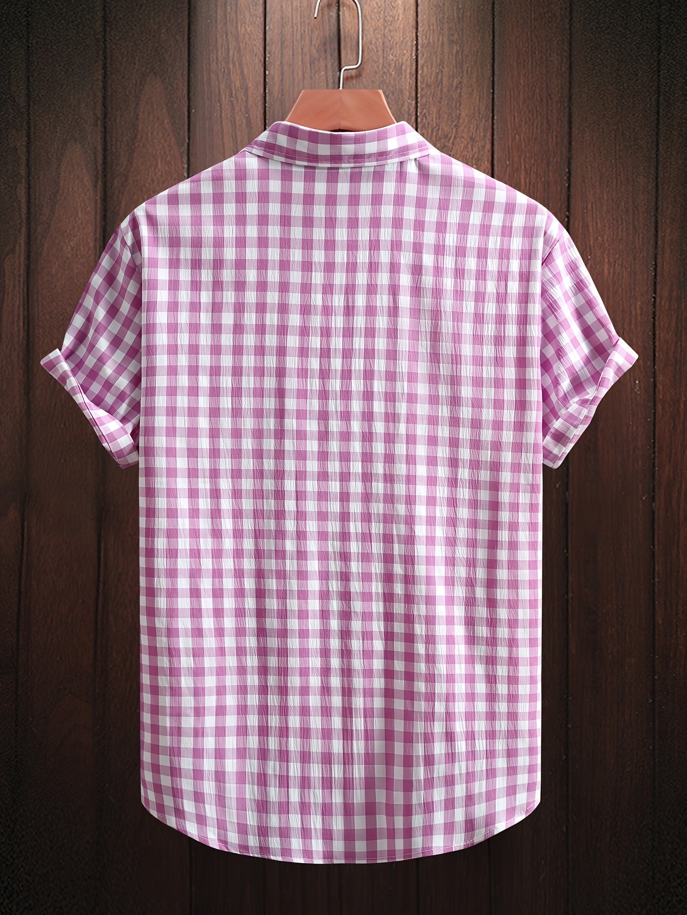Casual Plaid Shirt for Men Versatile Urban Style