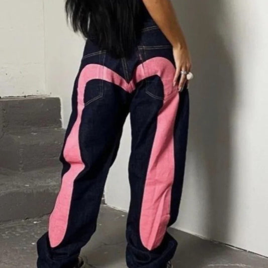 Andrew – Pantalons amples en denim classique