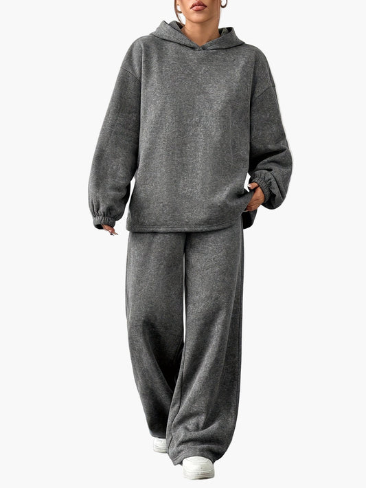 Ensemble de survêtement décontracté pour femme, style ample, idéal pour détente et loisirs