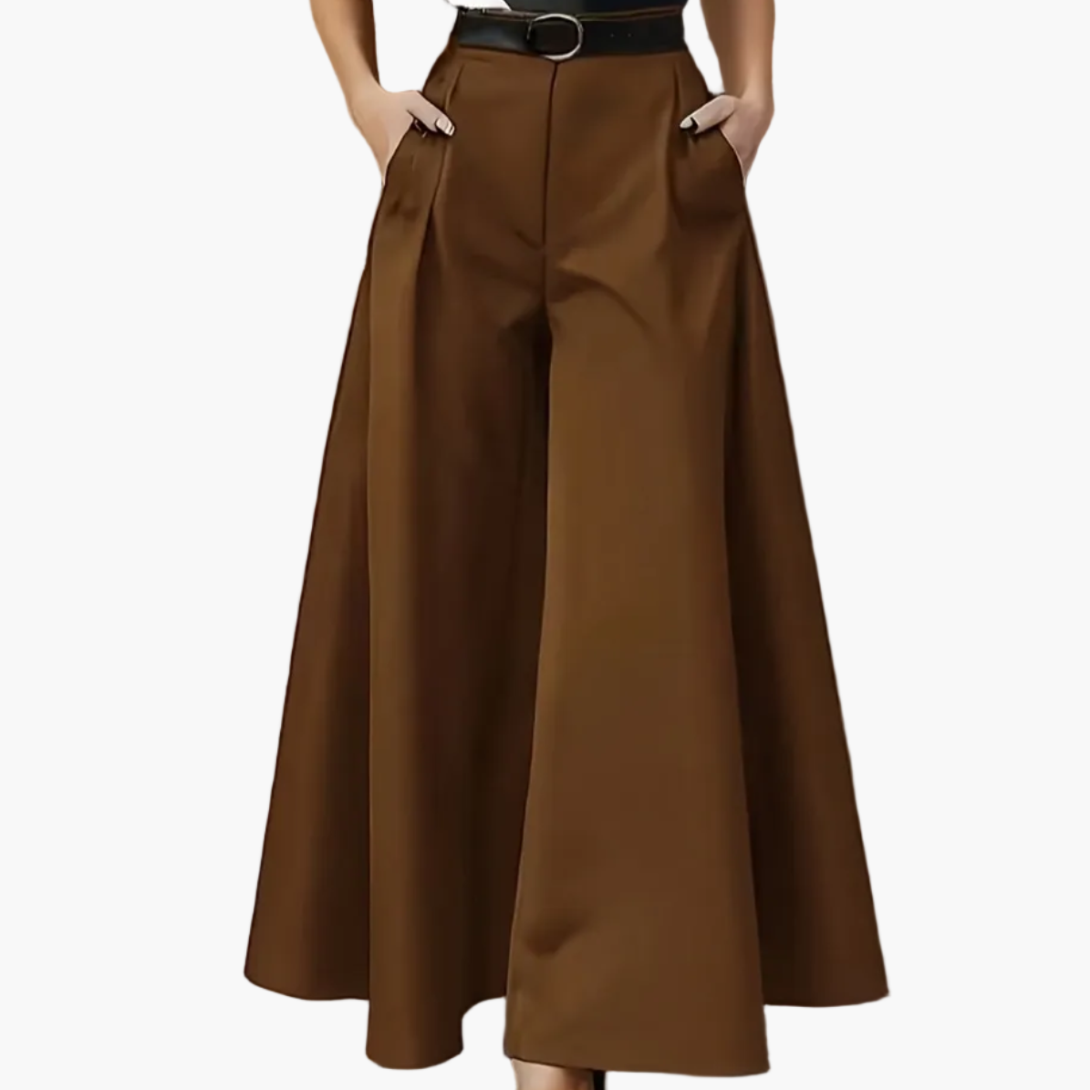 Pantalon large femme style élégant pour occasions formelles et quotidiennes