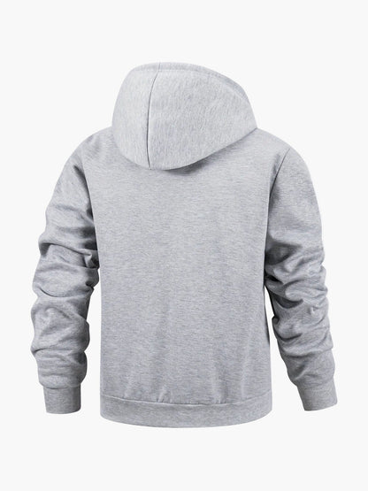 Ensemble Survêtement Homme Style Décontracté Hiver avec Capuche Doublée