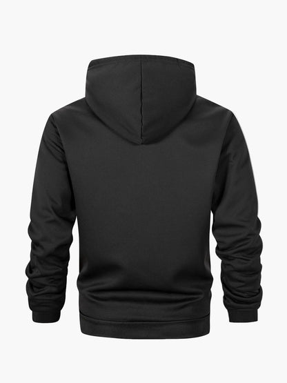 Ensemble Survêtement Homme Style Décontracté Hiver avec Capuche Doublée