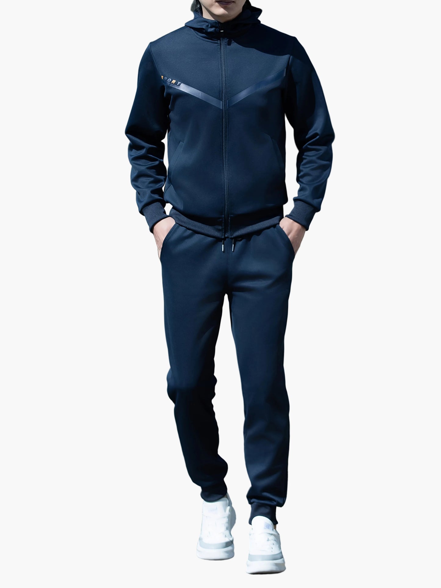 Ensemble de survêtement sportif décontracté pour homme – Style moderne pour loisirs et activités sportives