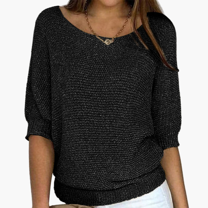 Pull ample femme style décontracté pour loisirs et quotidien