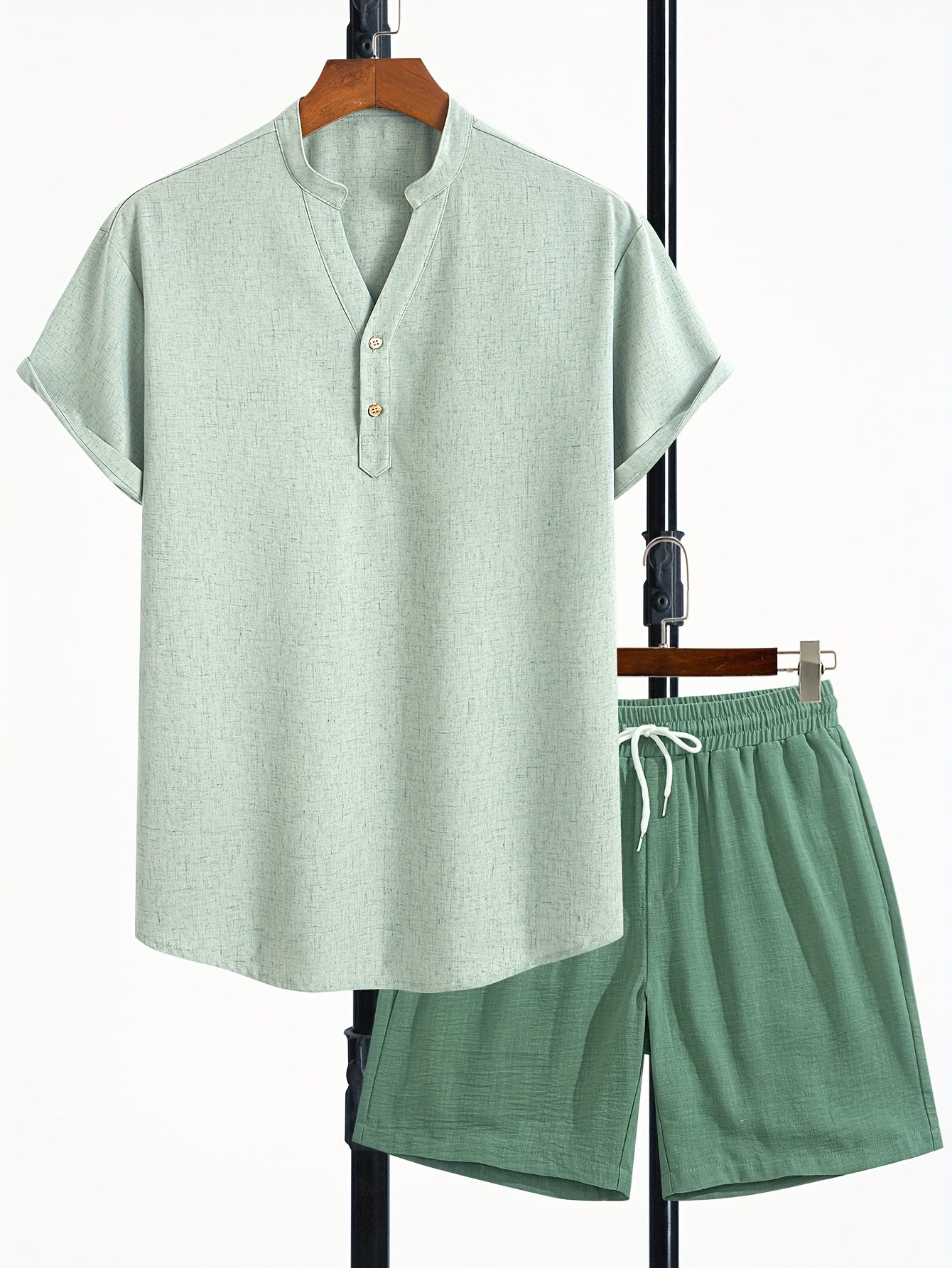 Ensemble Décontracté Homme Deux Pièces Style Moderne pour Été et Loisirs