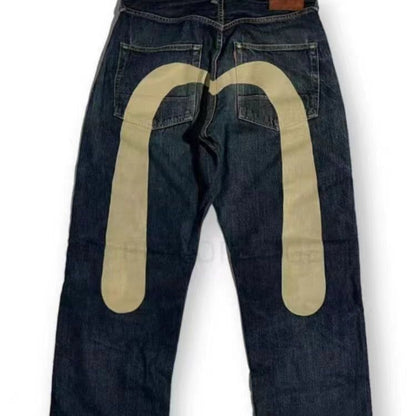 Andrew – Pantalons amples en denim classique